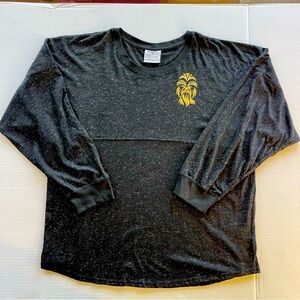 Chewbacca Jersey Men size XXL Black Long Sleeve Shirt with Yellow Logo